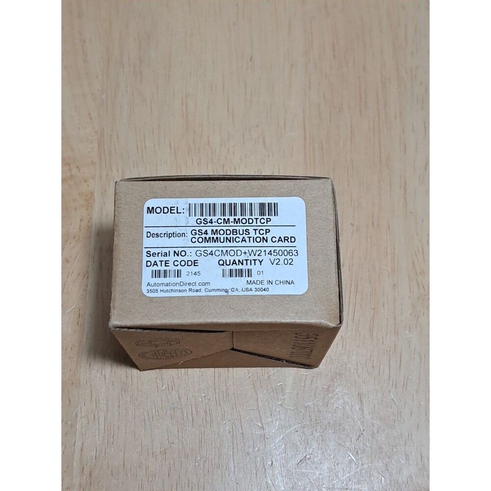 BRAND NEW Automation Direct GS4-CM-ENET IP / GS4  MODBUS TCP Communication Card